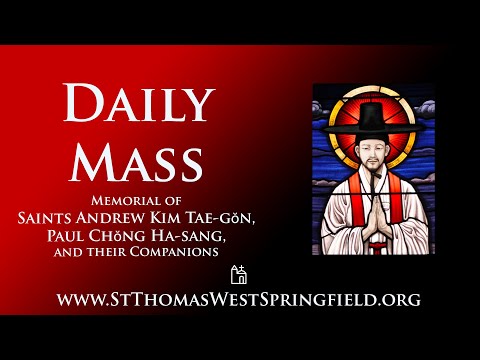 Daily Mass Saturday, September 20, 2025