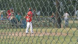 preview picture of video 'Connor J at bat for the Redbirds this season'