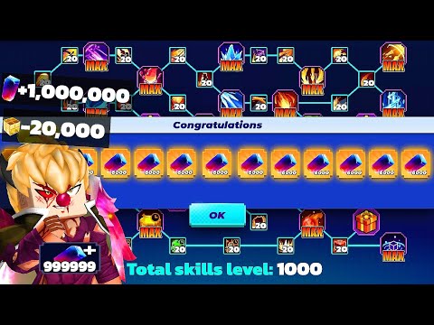 Spending $20,000 G-Cubes to Max Out My Talents in Bed Wars Just to Never Use it Again!