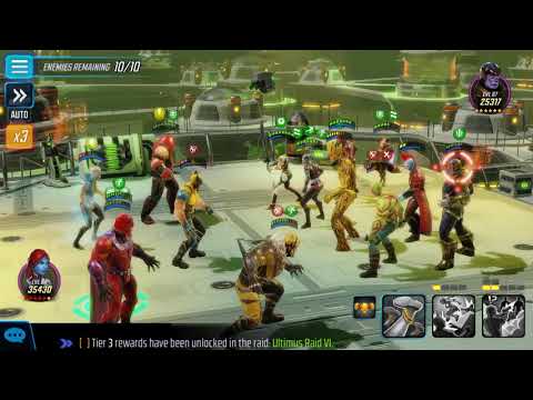 Asteroid M Tier 6 vs 6RS Juggs - Marvel Strike Force