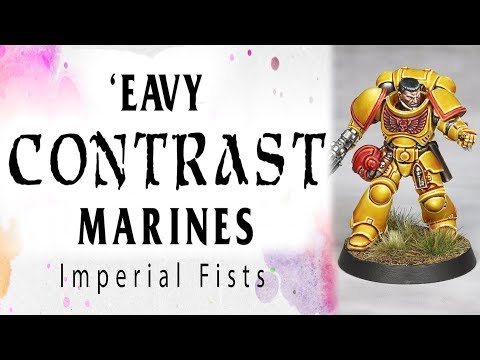 'Eavy Contrast Marines - Imperial Fists