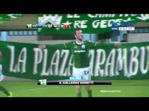 Gol de Vernetti / Ferro 3-2 Central Córdoba