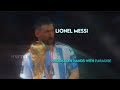 Lionel Messi has shaken hands with paradise (4k)