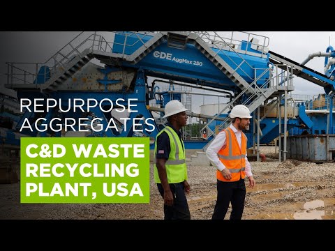 Repurpose Aggregates Install 250tph CDE Waste Recycling Facility in Maryland - CDE Projects