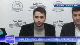 preview picture of video 'GABRIEL BORIGA ESTE NOUL MEMBRU AL ASOCIAŢIEI ''ÎMPREUNĂ PENTRU TÂRGOVIŞTE'' !'