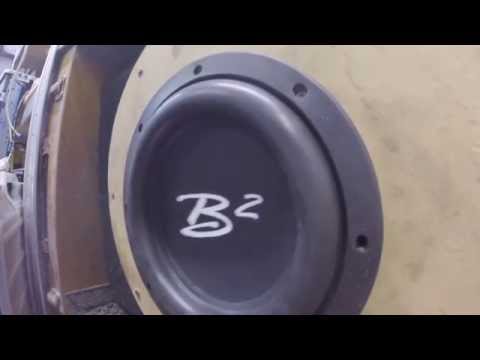 B2 Audio CC8 8inch subwoofer in action! 750wrms