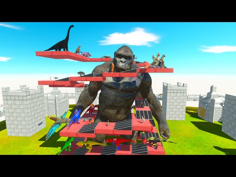 Deadly Fps Parkour Around King Kong - Animal Revolt Battle Simulator