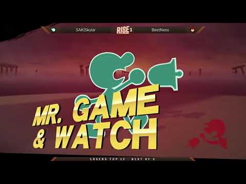 Rise 2018 Losers Top 12 - SAK|Skylar (Game and Watch) vs BestNess