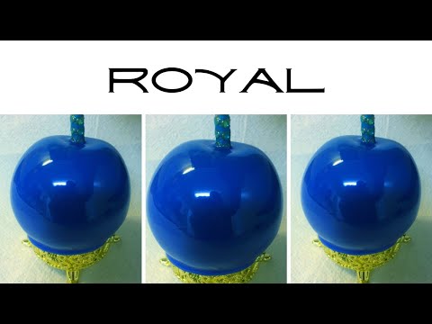 Royal Blue Candy Apples Fit for a Queen
