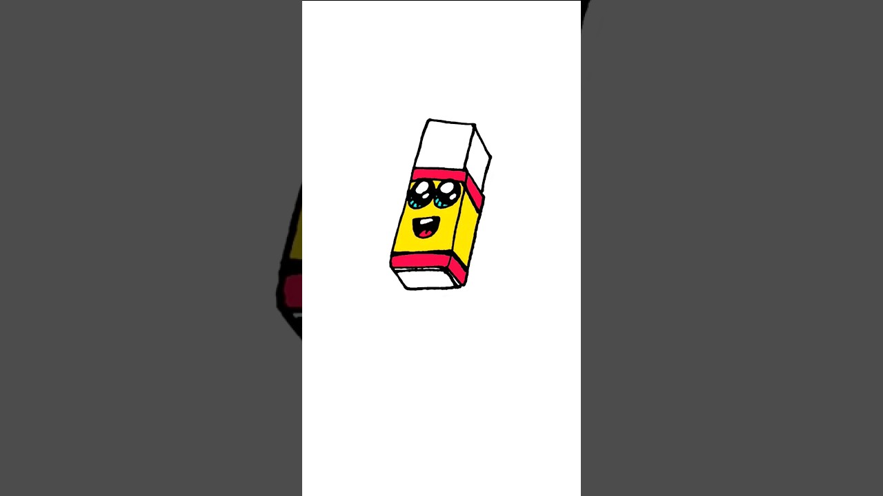 Drawing eraser from e | #easydrawing #viral #shorts #drawingfromletters