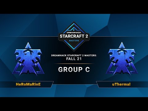 SC2 - HeRoMaRinE vs. uThermal - DreamHack SC2 Masters 2021: Fall - Group C - EU