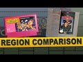 WCW Wrestling For NES Region Comparison