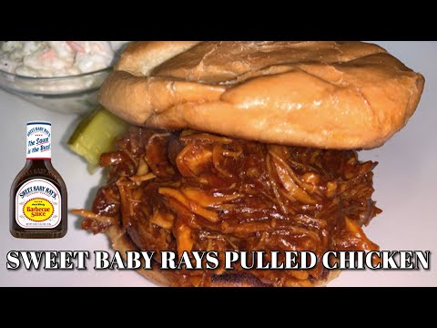 HOW TO MAKE BBQ PULLED CHICKEN IN CROCKPOT