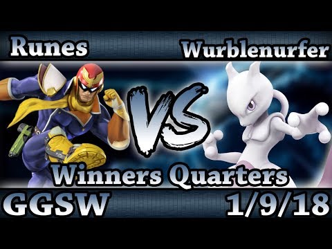 GGSW 66 - Runes (C.Falcon) Vs. Wurblenurfer (Mewtwo) Smash Wii U Winners Quarters - Smash 4