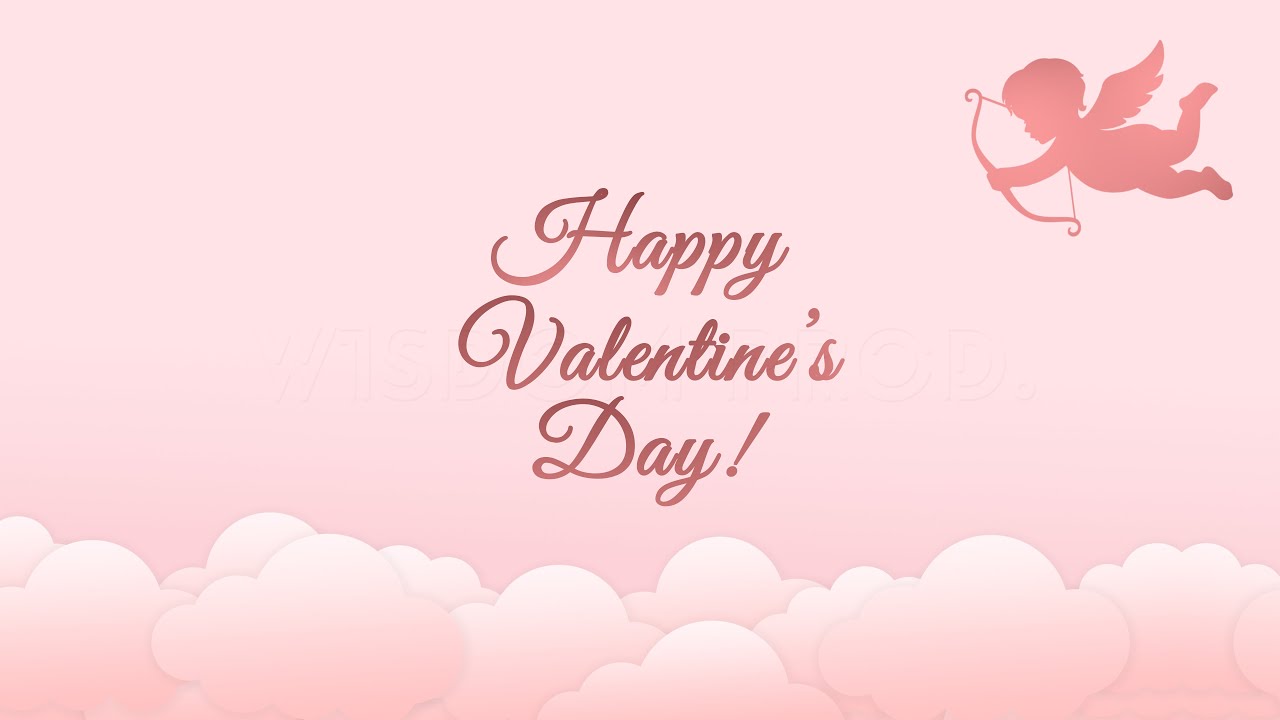 4K Cupid Valentine's Day Animated Greeting Card