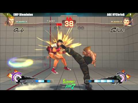 SSF4: AE2012 Winner's Final EMP Dieminion vs AGE NYChrisG  - Summer Jam 7 Tournament