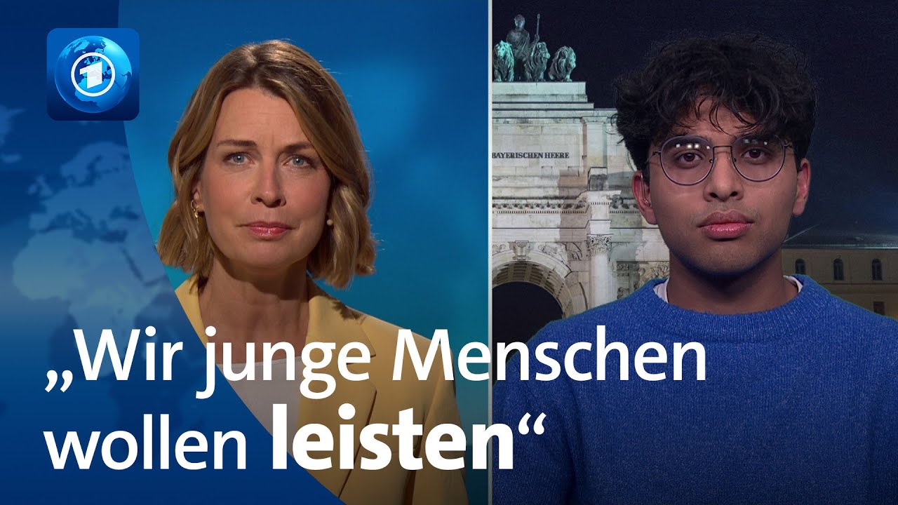 Wie blickt ein 16-jähriger Schüler auf den neuen Wehrdienst? | tagesthemen-Interview