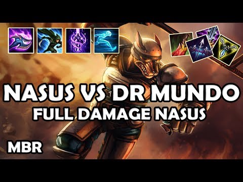 Riot K9 AD Nasus Vs Dr Mundo | StormRaiders Charge 45% CDR | Season 7