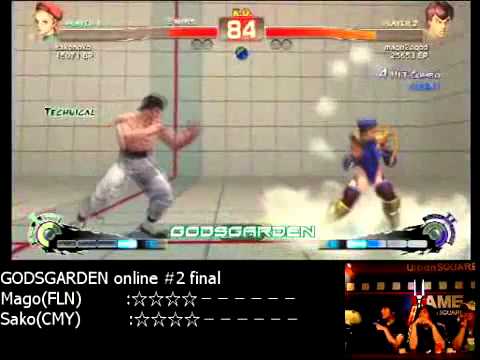 SSF4: Sako (Cammy) vs Mago (FeiLong) - GodsGarden 2 Round 2 (Part 2)