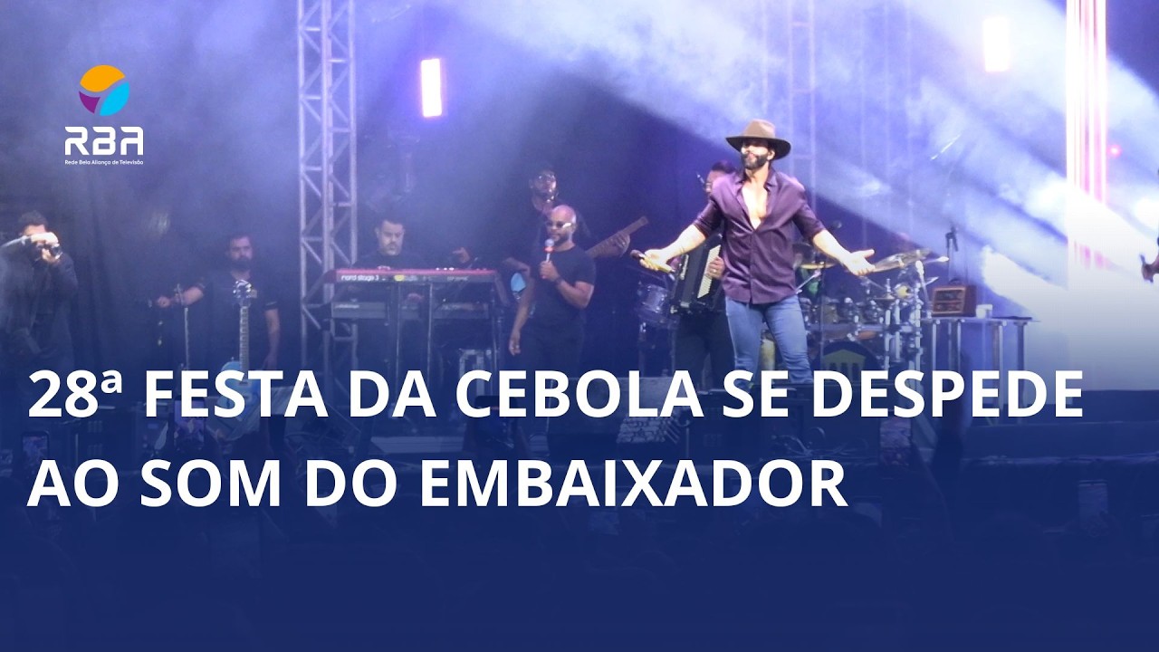 Gusttavo Lima encerra Festa da Cebola com multidão em Ituporanga