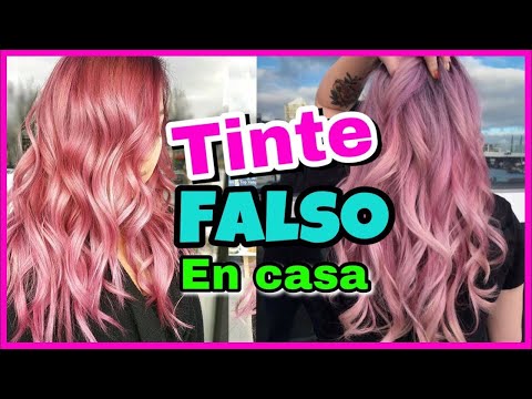 PROBAMOS UN TINTE DE CABELLO FALSO DE FARMACIA | Tinte Falso que parece Real en Casa  NatyGloss