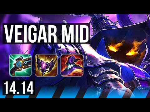 VEIGAR vs LUCIAN (MID) | 9/0/9, 6 solo kills, Legendary | VN Master | 14.14