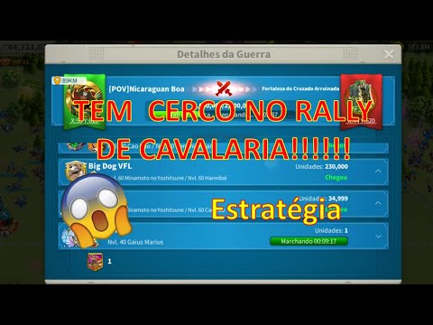 Estrategia pra rallys simultâneos - Tomada do campo do Cruzado - kvk S3 - Rise of Kingdoms