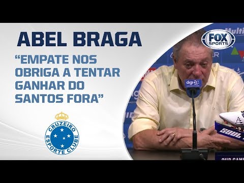ABEL BRAGA MANDA RECADO APÓS NOVO TROPEÇO DO CRUZEIRO