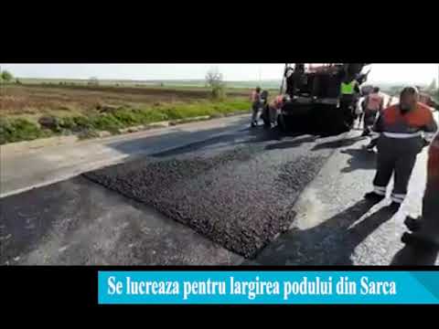 Au fost demarate lucrări la podul de pe DN28, Sârca