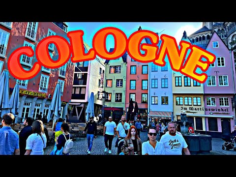Cologne (Köln), Germany Walking Tour 4k  🇩🇪 | 4K City Life
