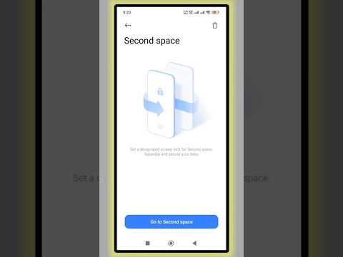 How to Activate Second Space on Android #smartphone #shorts #update