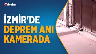 İzmir'de deprem anı saniye saniye böyle yaşandı! Yerin altından gelen 