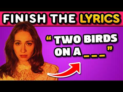 FINISH THE LYRICS 🎵 New Trending songs of 2026 Edition 🔥 Music Quiz