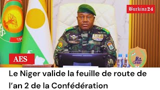 AES : le Niger valide la feuille de route de l’an 2 de la Confédération