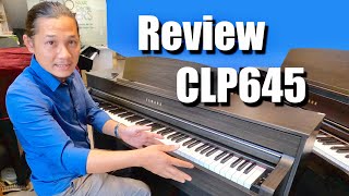 Video thumbnail for Review piano điện Yamaha CLP645 by PianoFingers