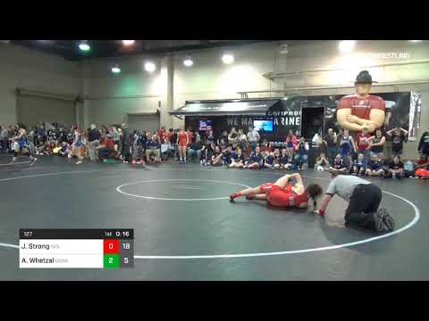 127 Lbs Rr Rnd 4 Jaryn Strong Indiana Draw Vs Ashley Whetzal USAW Draw