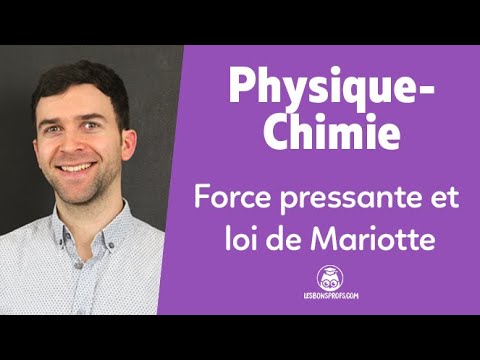 Force pressante  : loi de Boyle Mariotte - Physique-Chimie - 1re - Les Bons Profs Force pressante  : loi de Boyle Mariotte - Physique-Chimie - 1re - Les Bons Profs