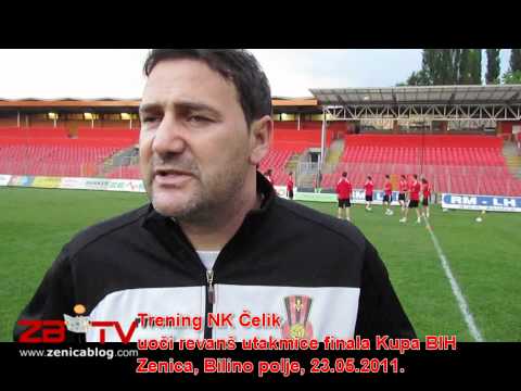 Trening NK Čelik uoči Finala Kupa BIH