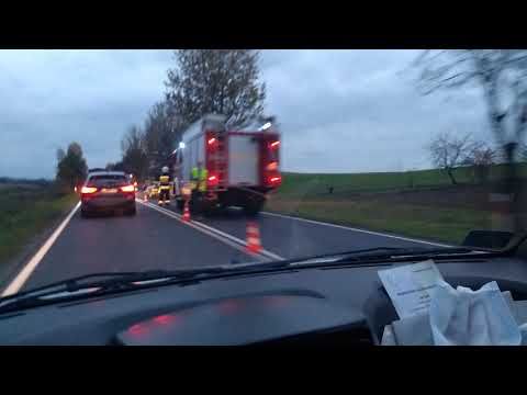 urwane koło Droga Krajowa 35 Szczepanów - Strzelce 26 10 ‎2020r car accident