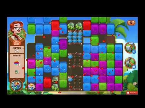 Lost Island Blast Adventure Level 1549 NO BOOSTERS - A S GAMING ✔