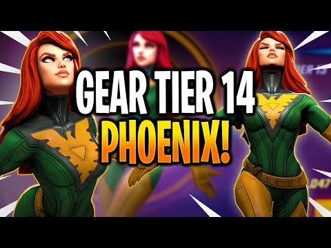 *NEW* G14 PHOENIX RANK UP & GAMEPLAY! - MARVEL Strike Force - MSF