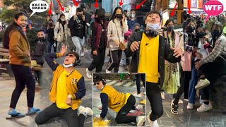 Kacha Badam singing Dance In Public 😂 Sikkim Pu