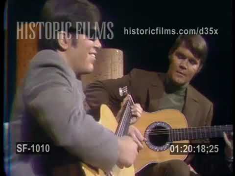 Glen Campbell & Jose Feliciano -- Love is Blue - Live 1969