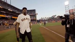 Kevin Durant Throws Out the First Pitch