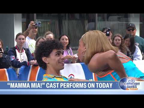 The Cast of MAMMA MIA! Performs "Does Your Mother Know" on the Today Show