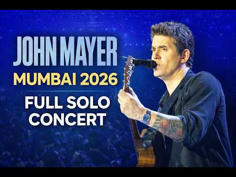John Mayer Live in Mumbai 2026 | Full Concert at Mahalaxmi Race Course | Audio Remastered HD