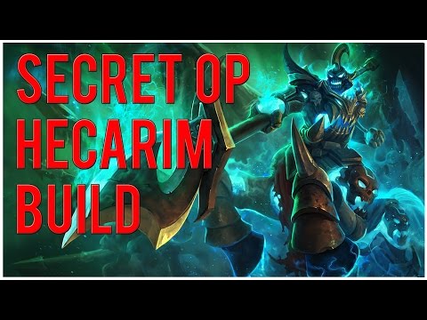 OP HECARIM BUILD GUIDE! (ITEMS, RUNES AND MASTERIES)