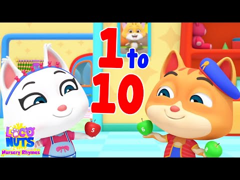 Numbers Song, Counting 1 To 10 Learning Video For Children