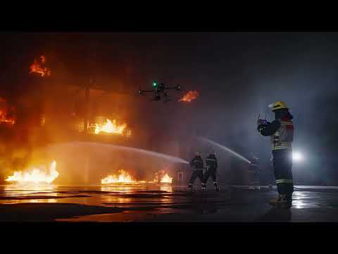 DJI Firefighting assitance