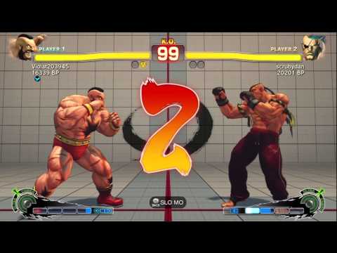 scrubydan [Sagat] vs Violat [Zangief] SSF4 Japanese Online Ranked Matches - TRUE-HD